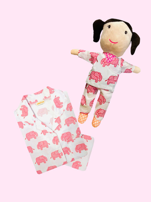 Haathi March Matching Doll Nightsuit Set